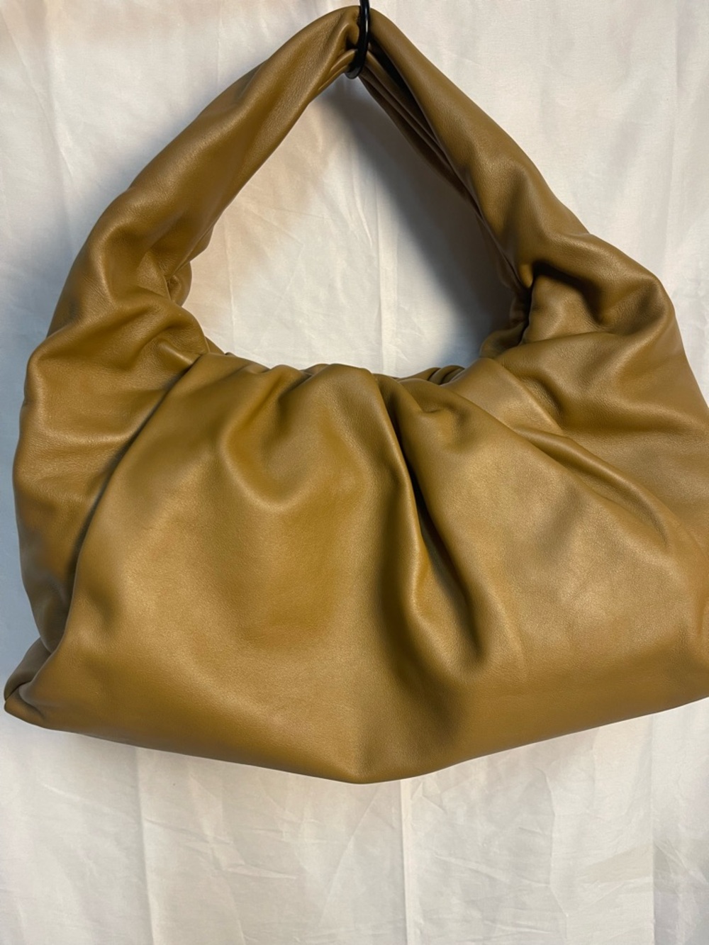 Bottega Veneta Olive Green Slouch Shoulder Bag The Pouch Style made in Italy